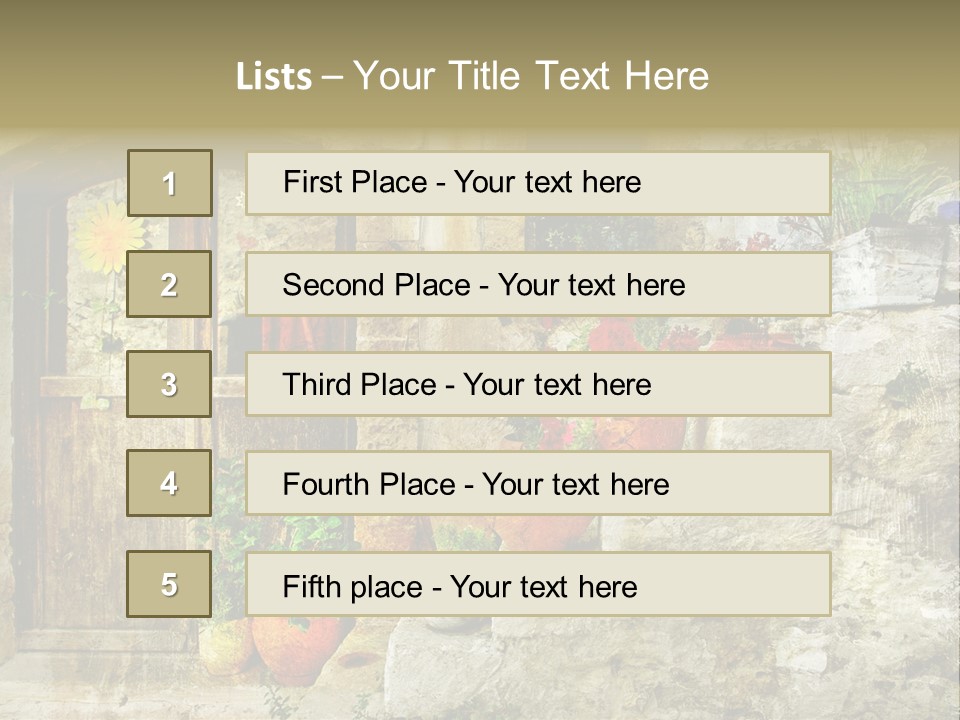 Greek Style PowerPoint Template