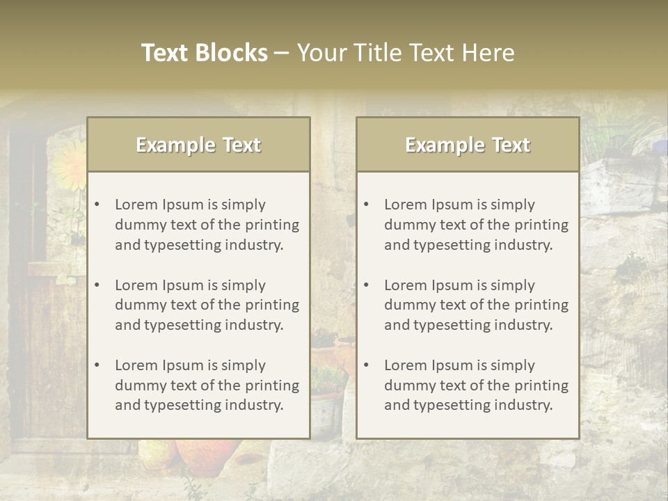 Greek Style PowerPoint Template