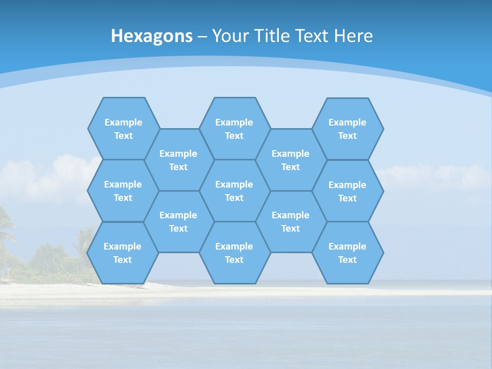 Tree Sky Shore PowerPoint Template