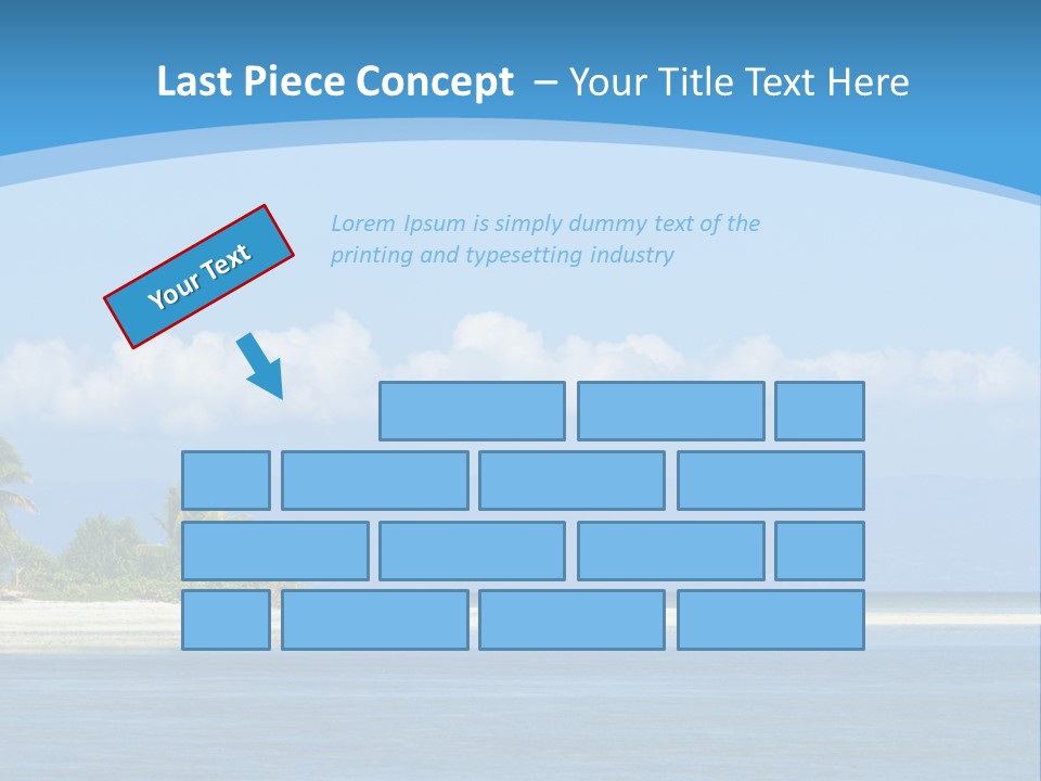 Tree Sky Shore PowerPoint Template