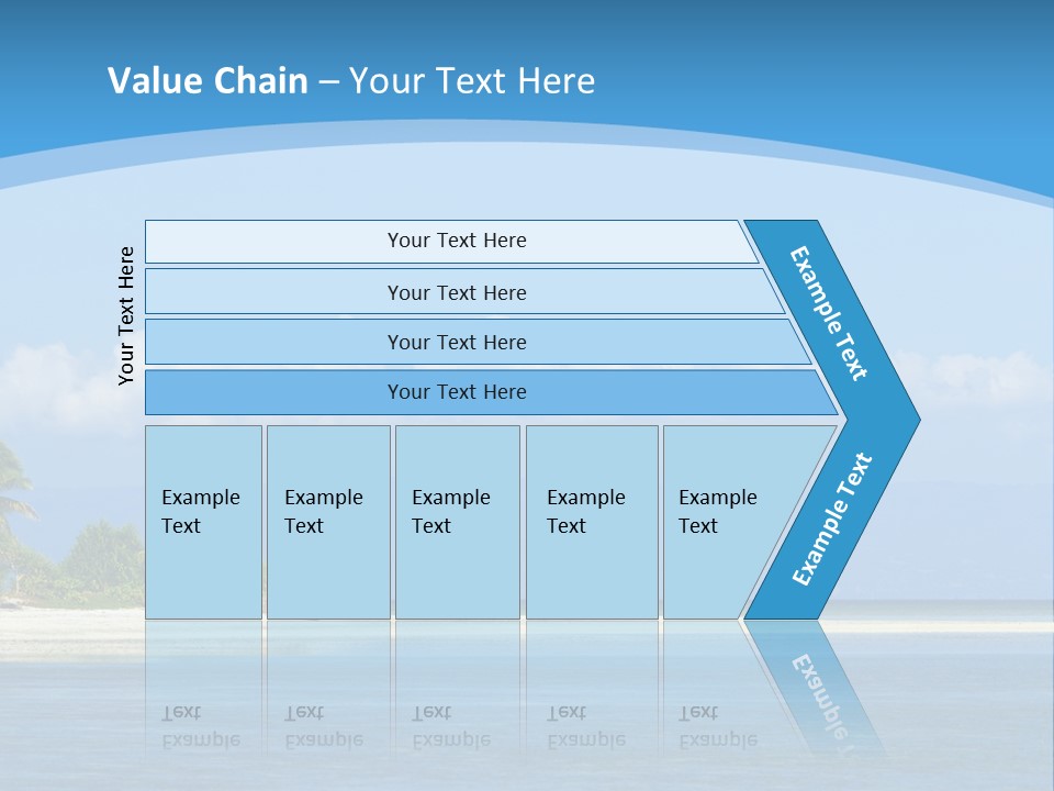 Tree Sky Shore PowerPoint Template