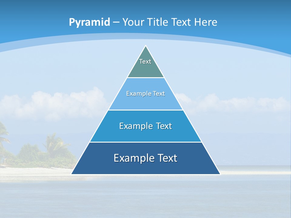 Tree Sky Shore PowerPoint Template