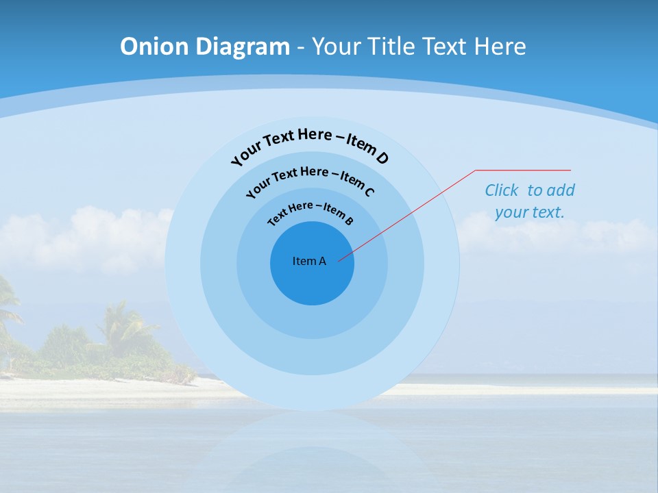 Tree Sky Shore PowerPoint Template
