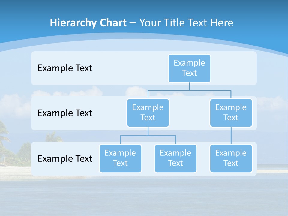 Tree Sky Shore PowerPoint Template