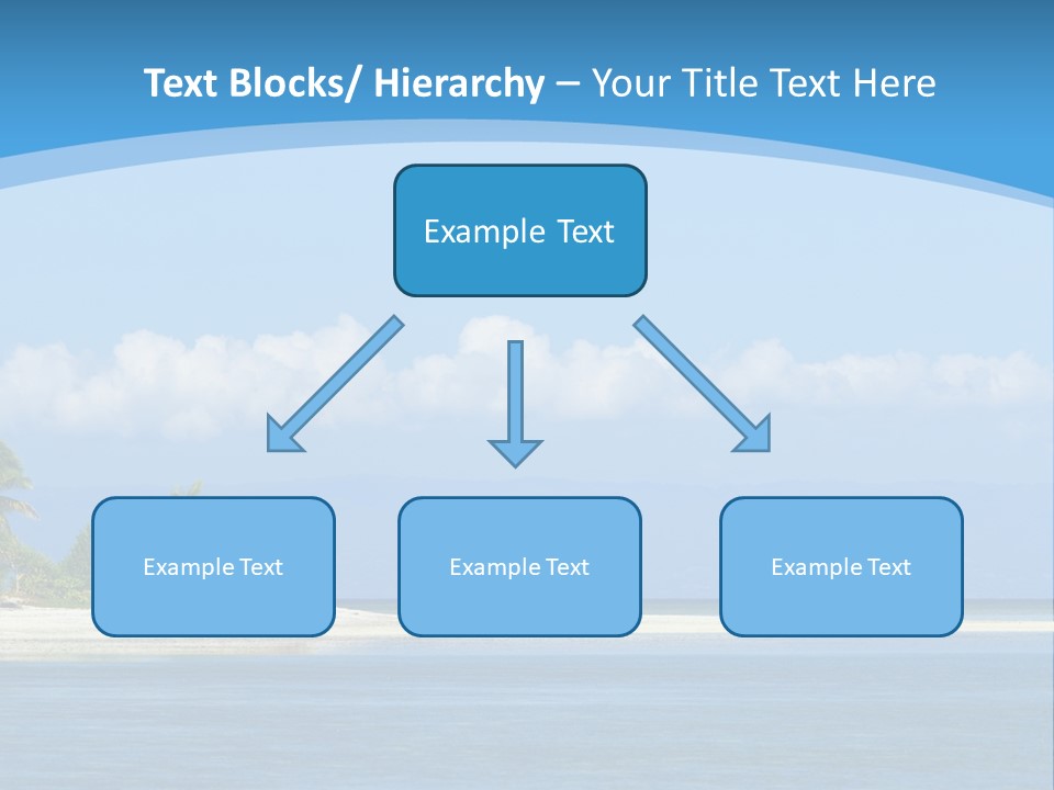 Tree Sky Shore PowerPoint Template