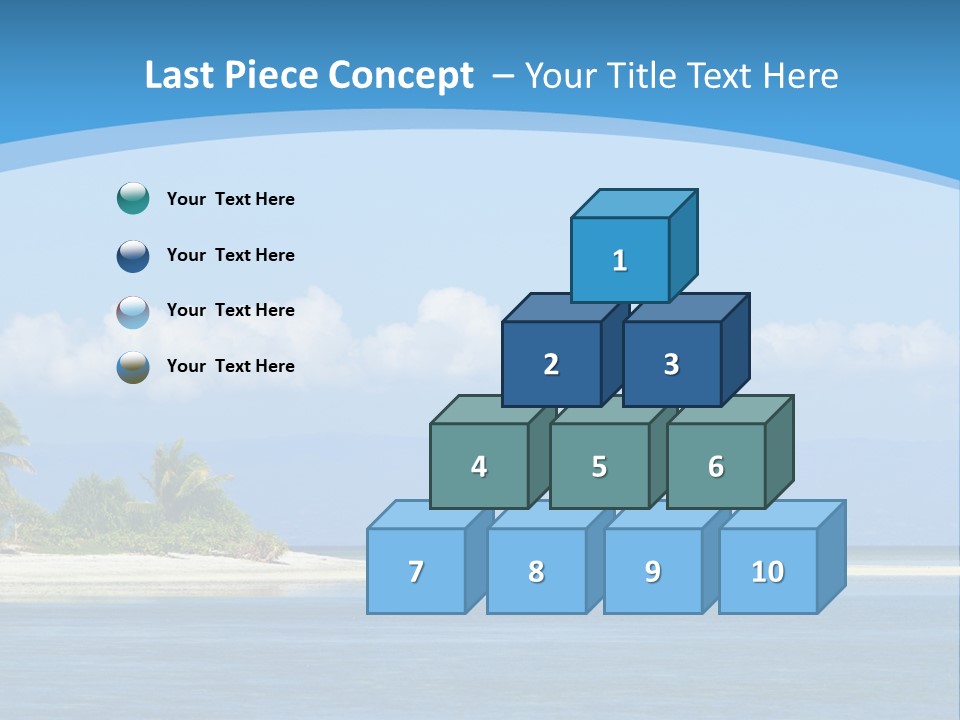 Tree Sky Shore PowerPoint Template