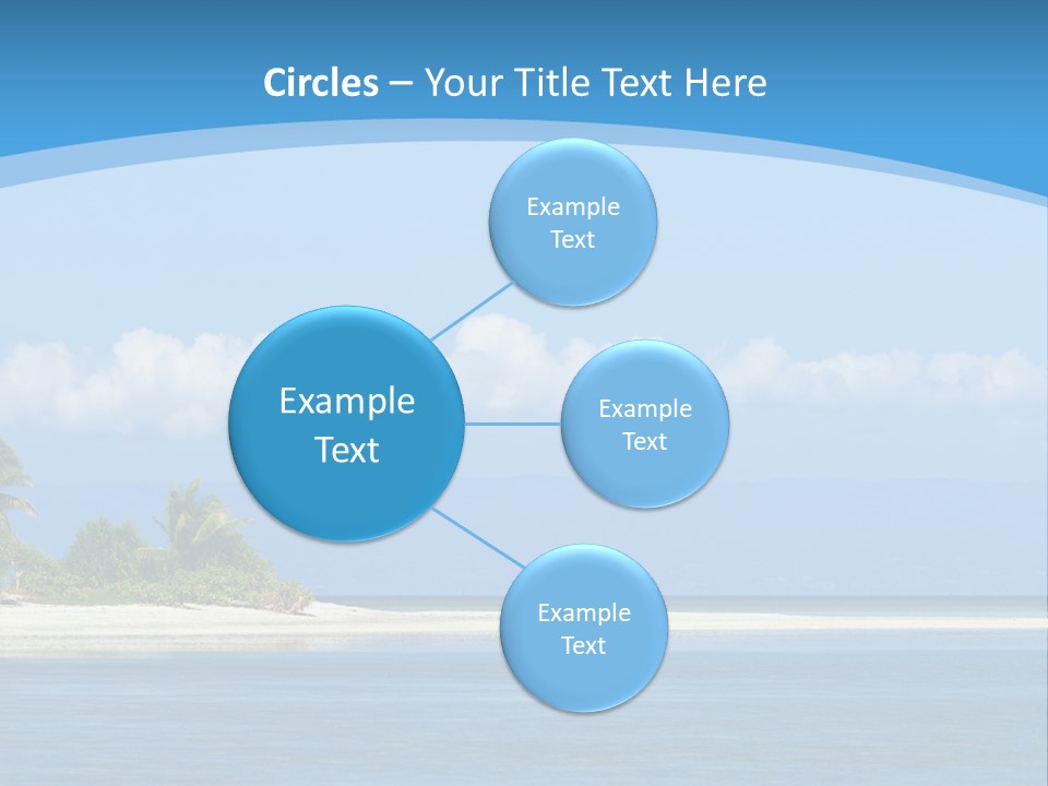 Tree Sky Shore PowerPoint Template