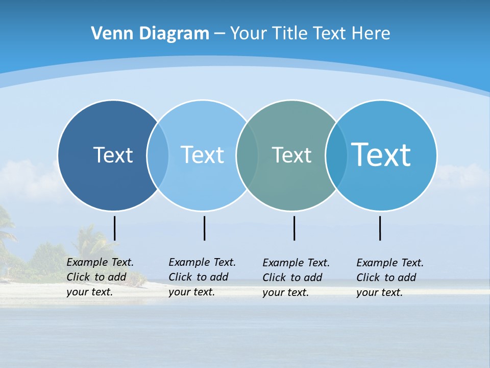 Tree Sky Shore PowerPoint Template