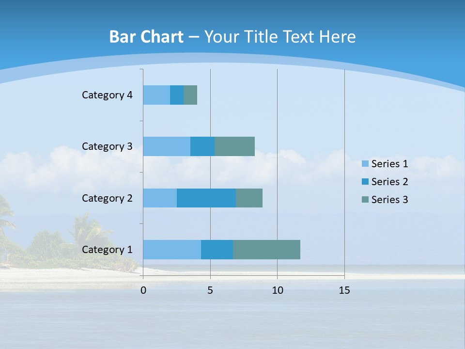 Tree Sky Shore PowerPoint Template