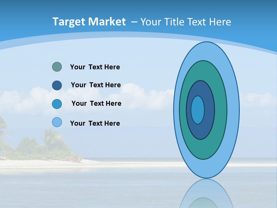 Tree Sky Shore PowerPoint Template