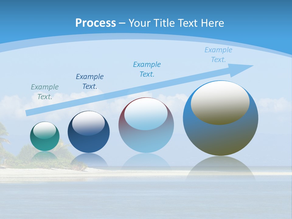 Tree Sky Shore PowerPoint Template