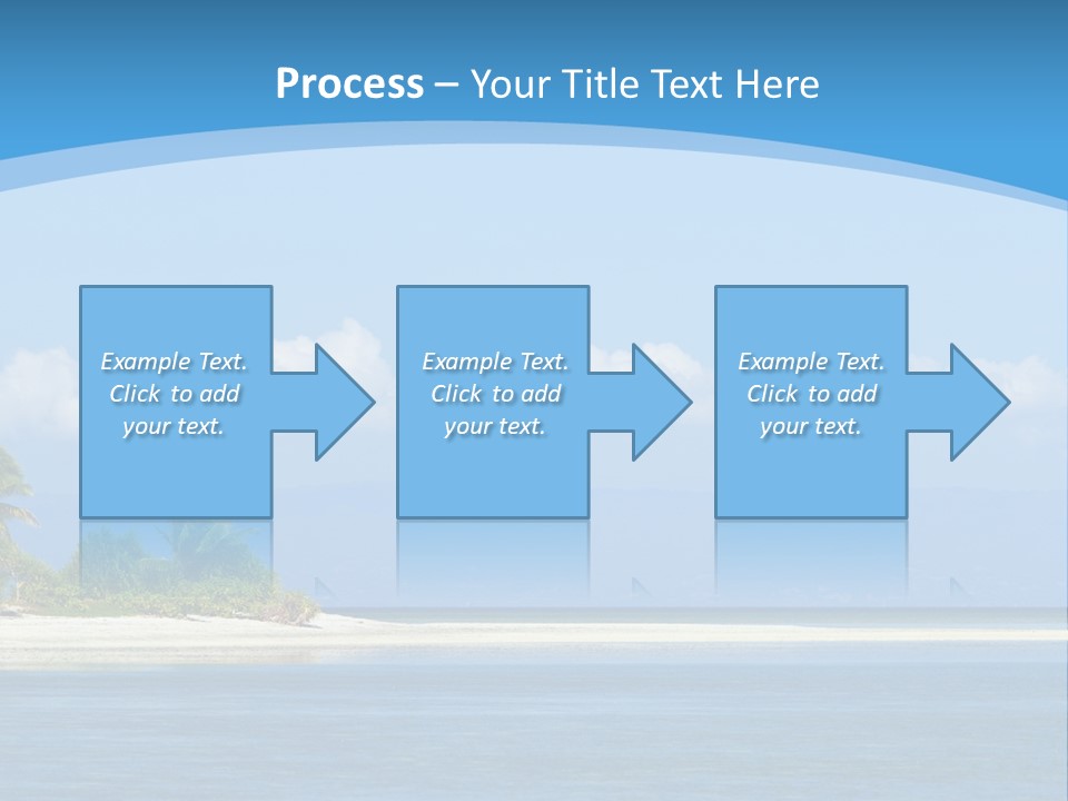 Tree Sky Shore PowerPoint Template