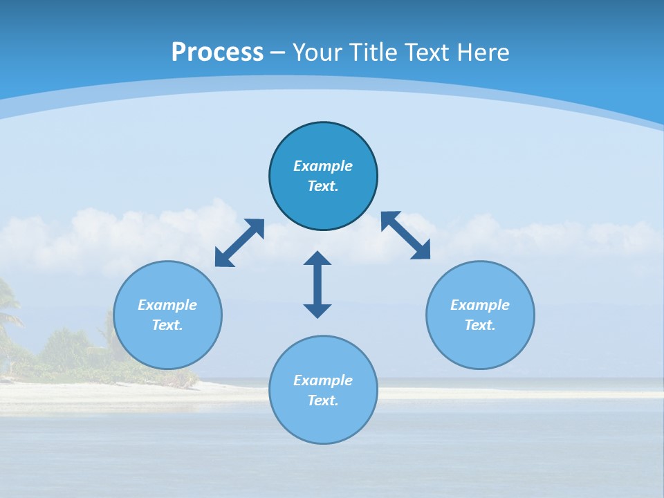 Tree Sky Shore PowerPoint Template