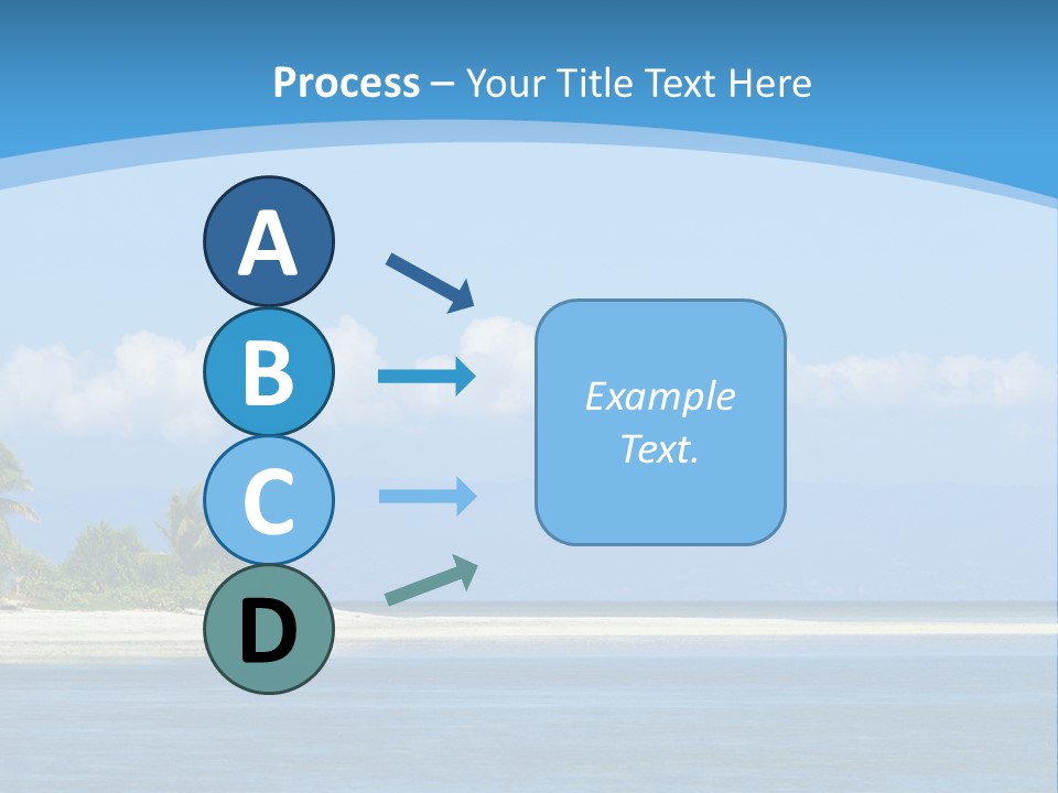 Tree Sky Shore PowerPoint Template