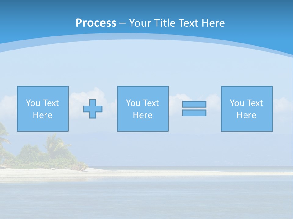 Tree Sky Shore PowerPoint Template