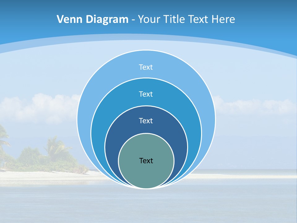 Tree Sky Shore PowerPoint Template