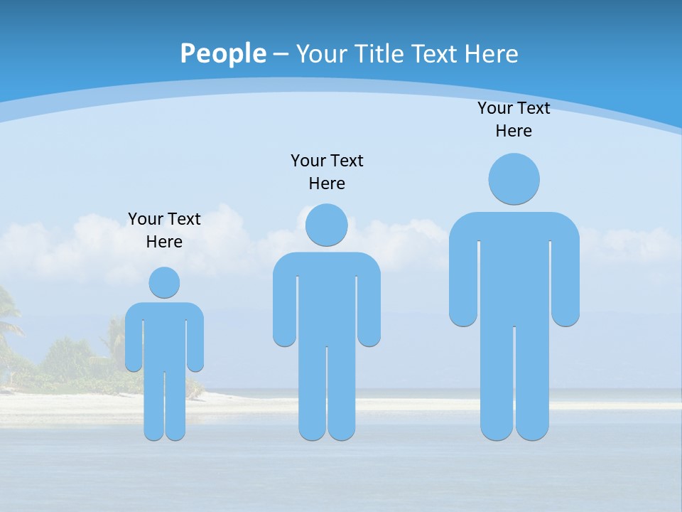 Tree Sky Shore PowerPoint Template