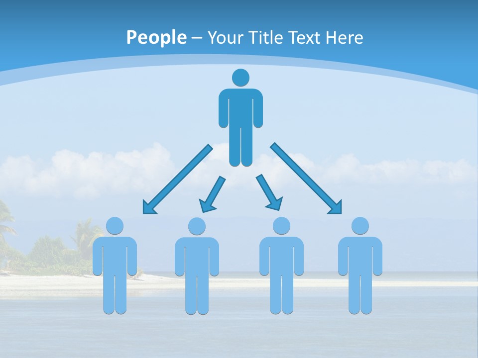 Tree Sky Shore PowerPoint Template
