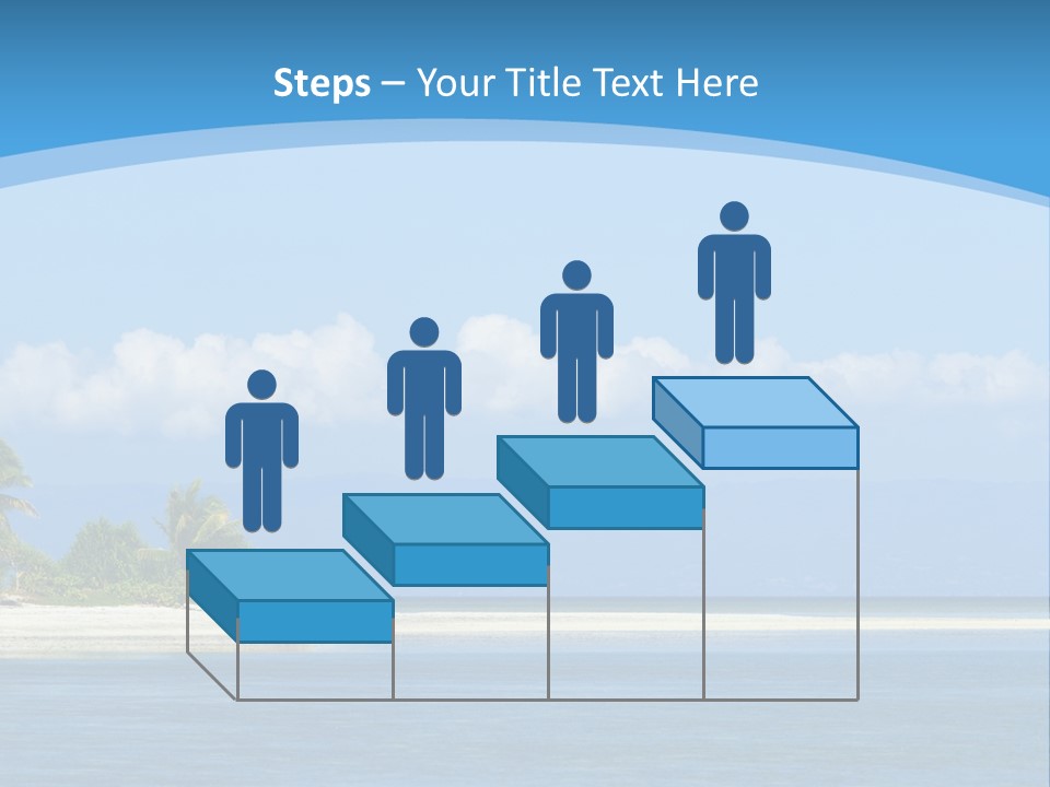 Tree Sky Shore PowerPoint Template