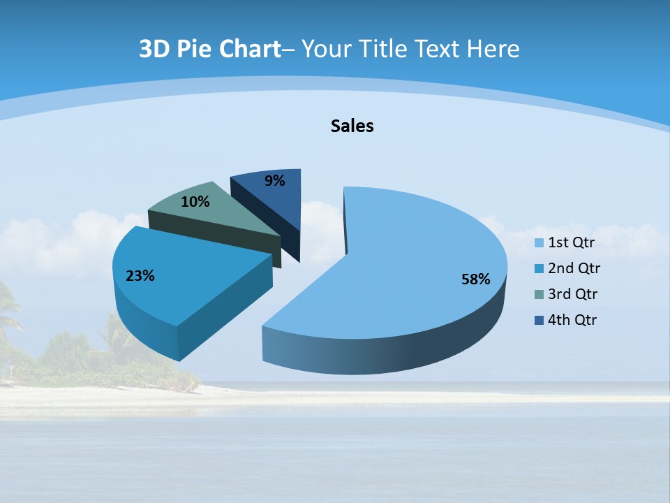 Tree Sky Shore PowerPoint Template