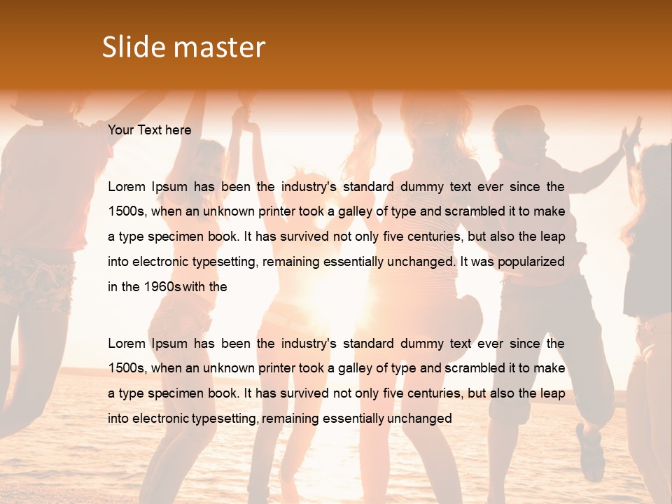 I M Walking On Sunshine PowerPoint Template