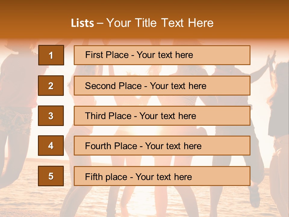 I M Walking On Sunshine PowerPoint Template