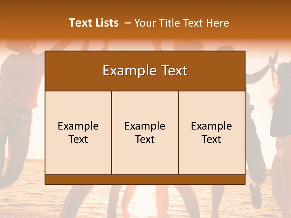 I M Walking On Sunshine PowerPoint Template