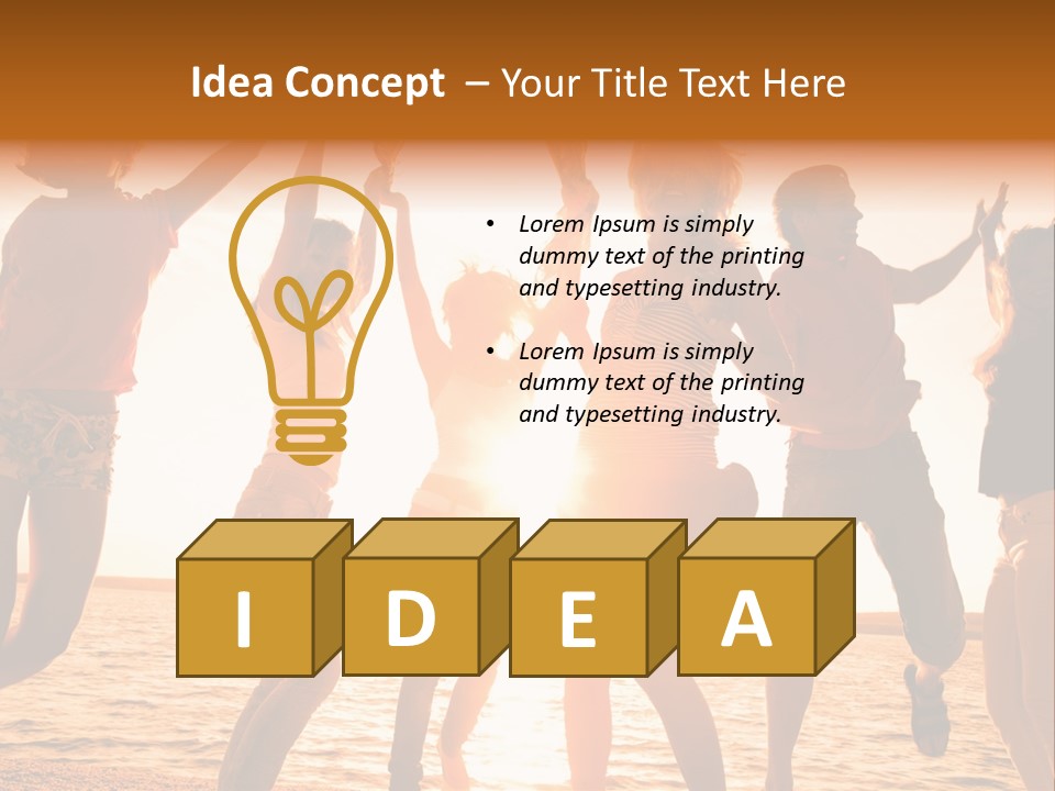 I M Walking On Sunshine PowerPoint Template