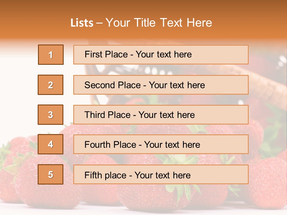 Strawberry PowerPoint Template