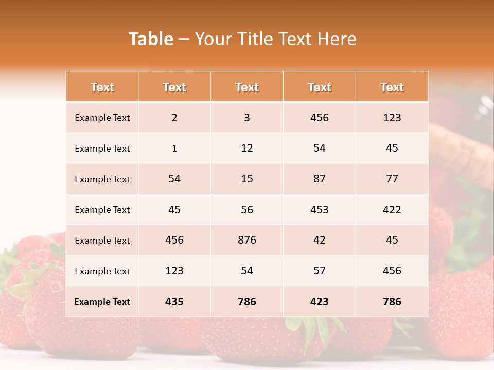 Strawberry PowerPoint Template