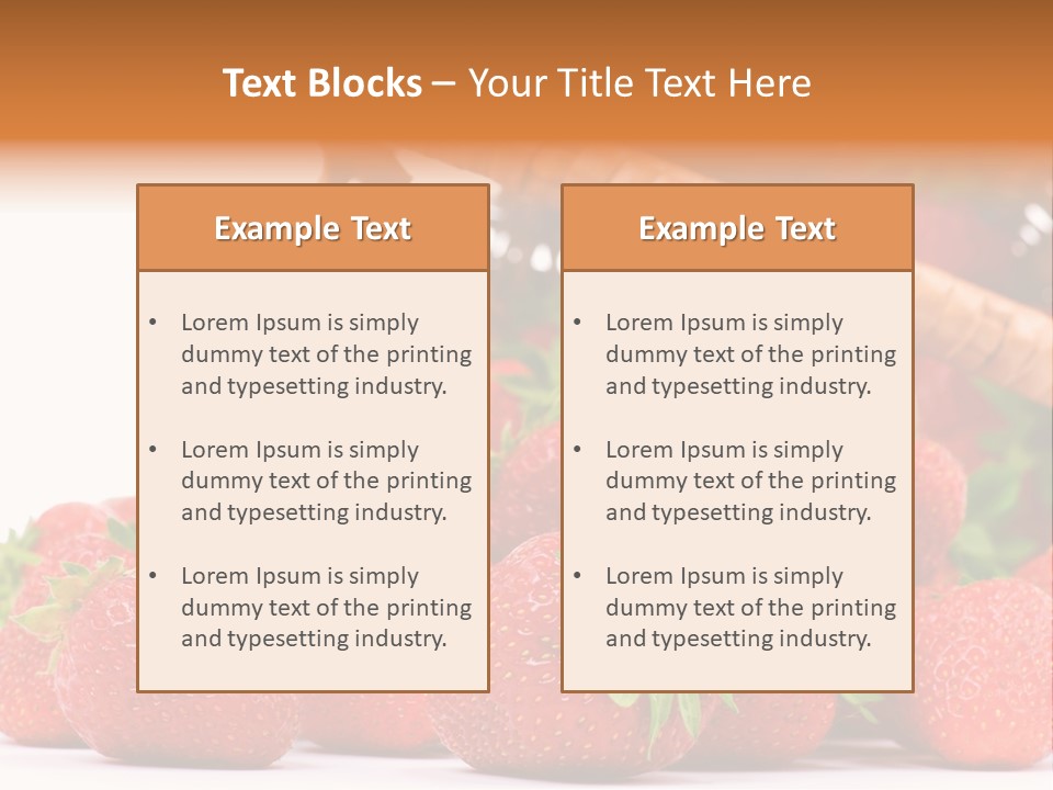 Strawberry PowerPoint Template