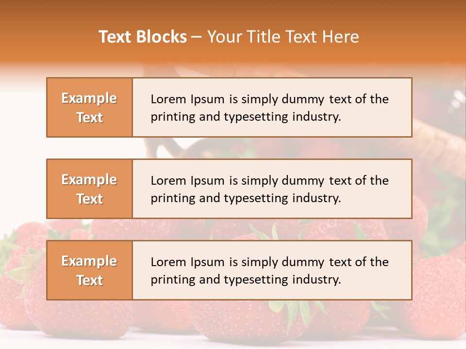 Strawberry PowerPoint Template