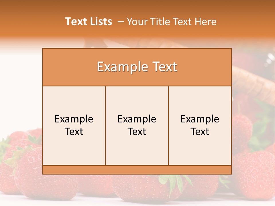 Strawberry PowerPoint Template