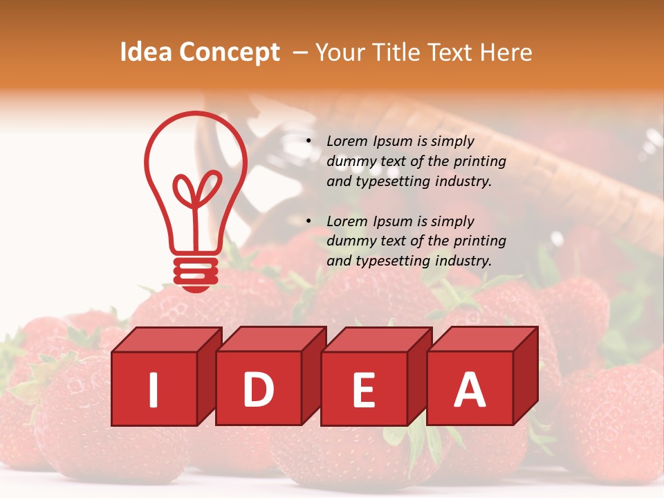 Strawberry PowerPoint Template