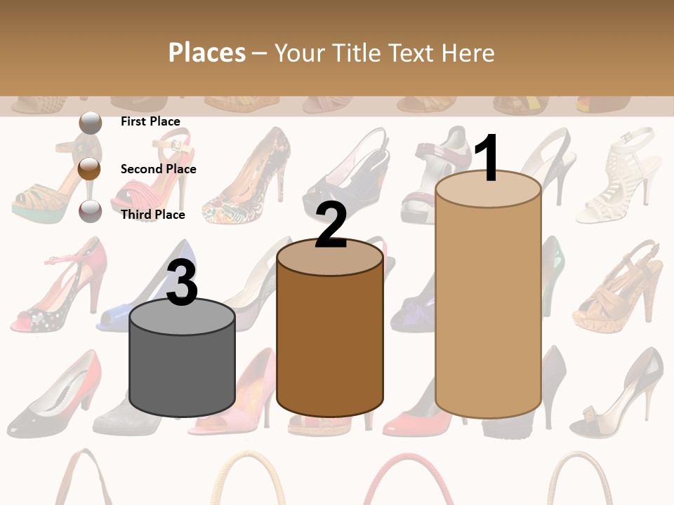 Ladies Shoes And Bags PowerPoint Template