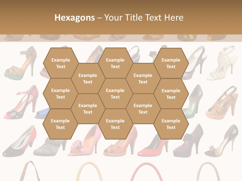 Ladies Shoes And Bags PowerPoint Template