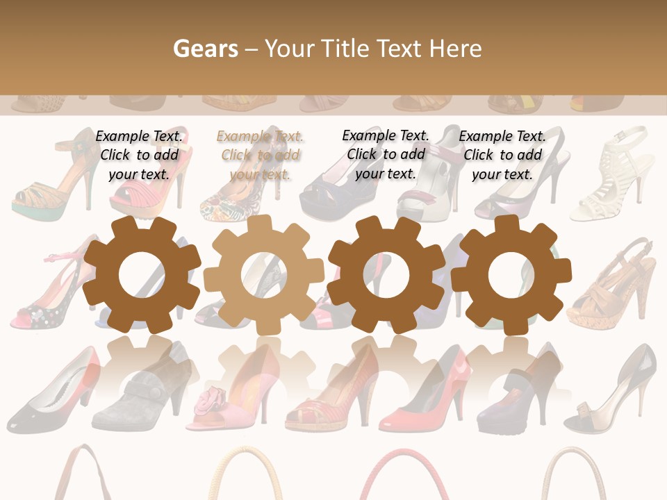 Ladies Shoes And Bags PowerPoint Template