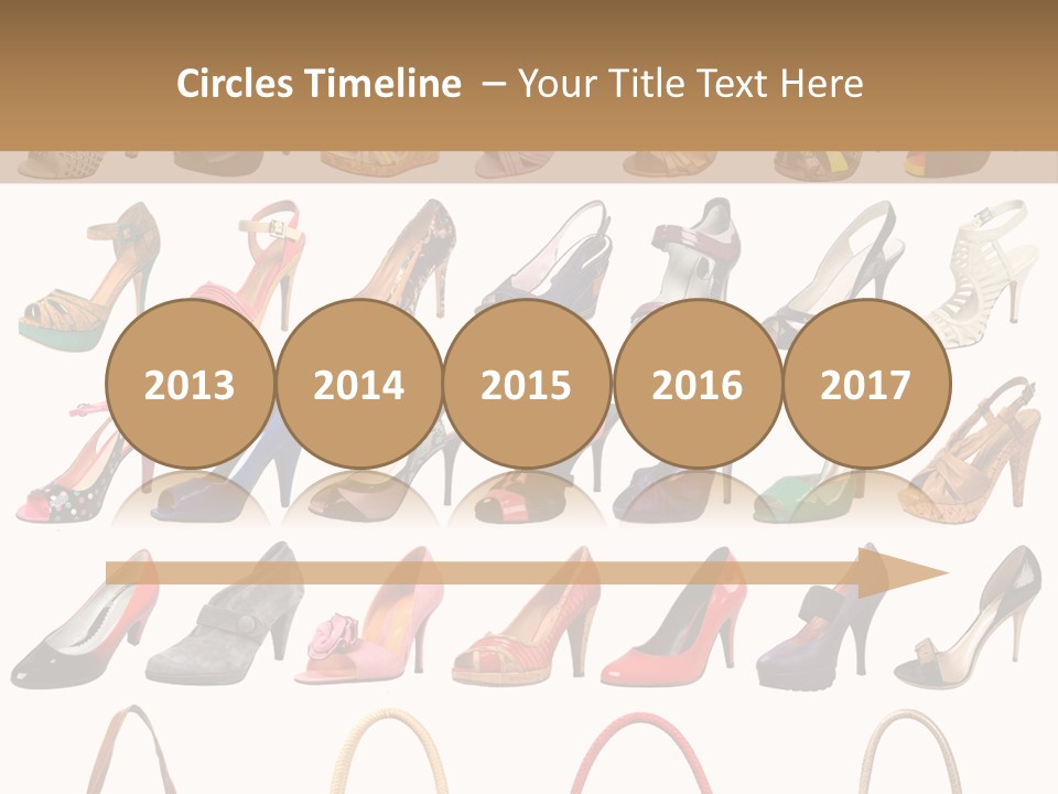 Ladies Shoes And Bags PowerPoint Template