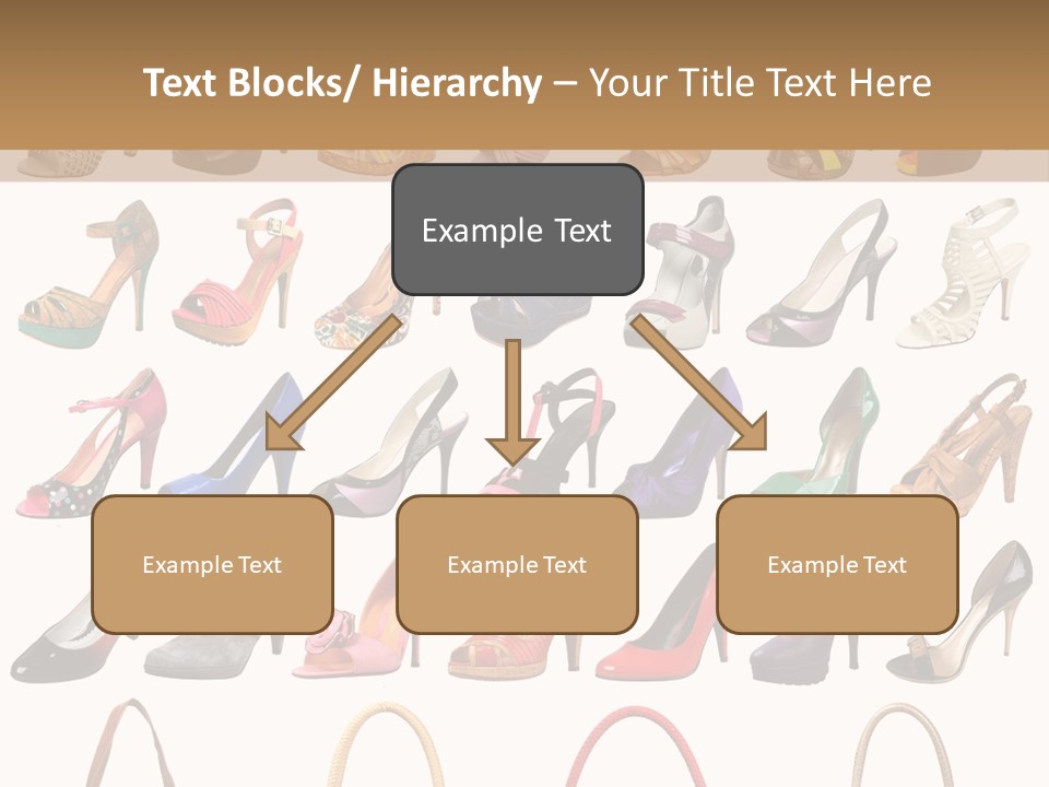 Ladies Shoes And Bags PowerPoint Template