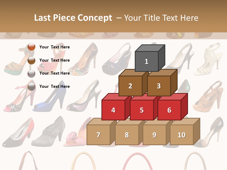 Ladies Shoes And Bags PowerPoint Template
