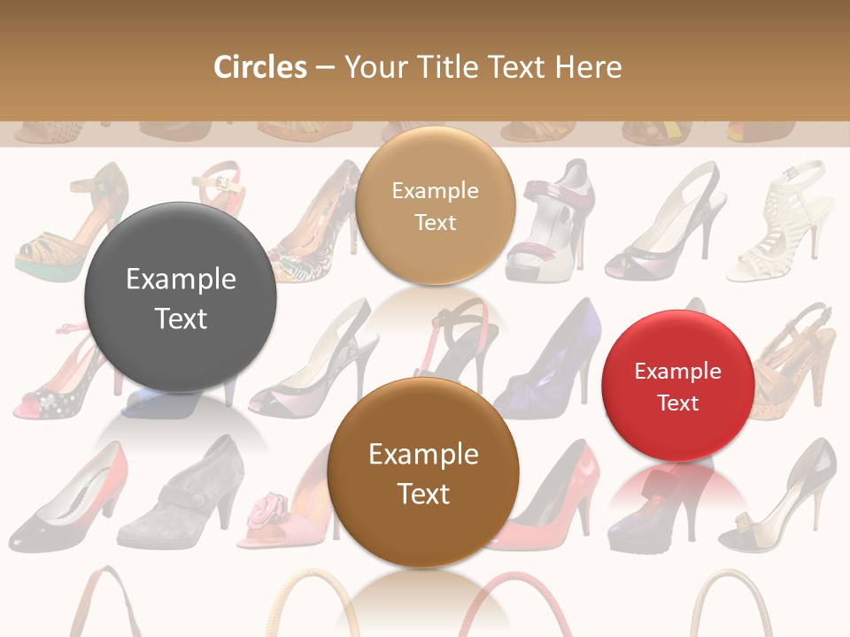 Ladies Shoes And Bags PowerPoint Template