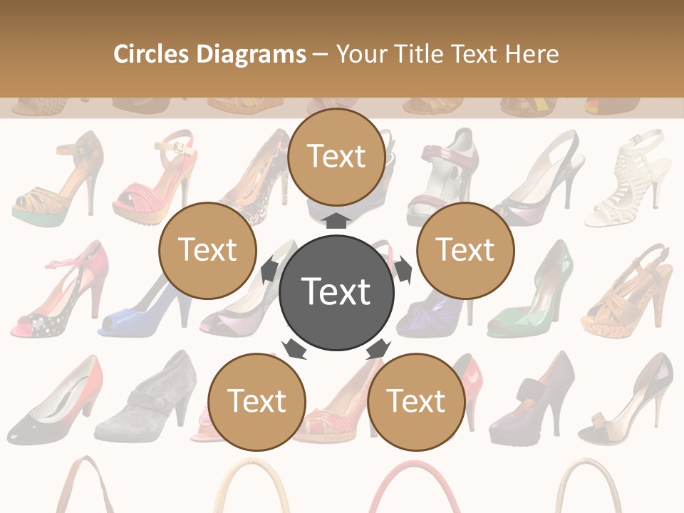 Ladies Shoes And Bags PowerPoint Template
