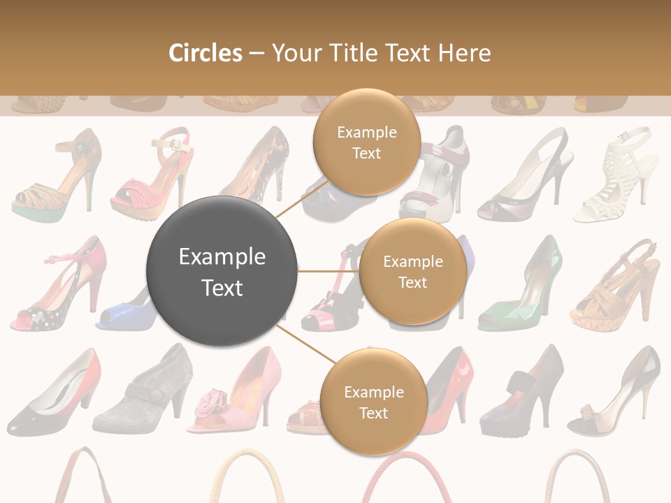 Ladies Shoes And Bags PowerPoint Template