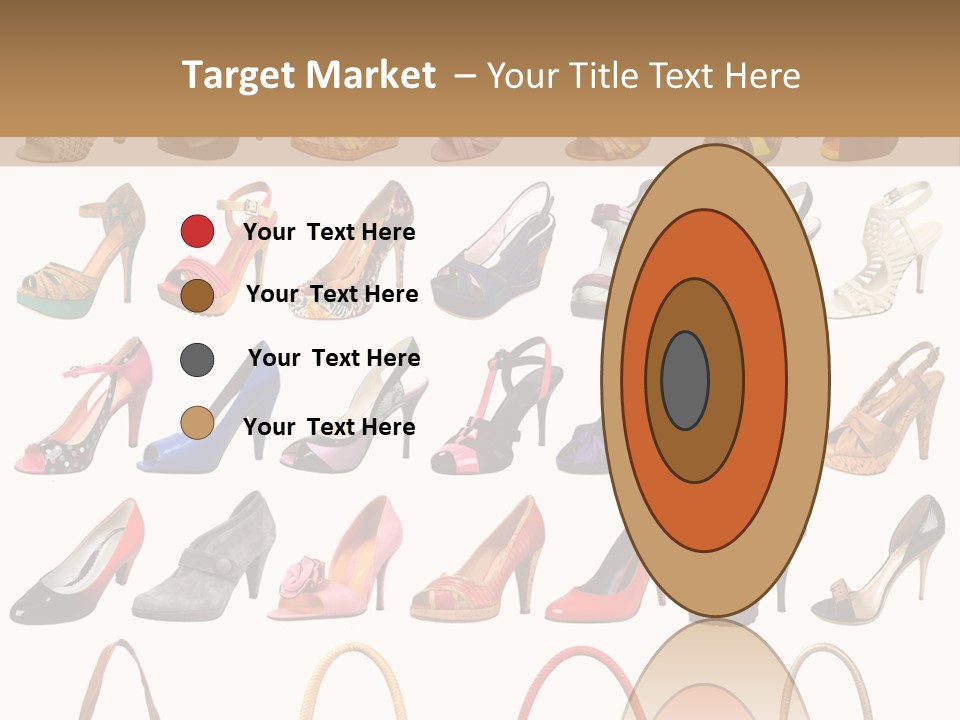 Ladies Shoes And Bags PowerPoint Template