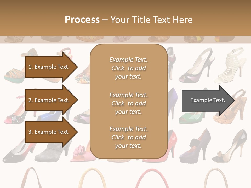 Ladies Shoes And Bags PowerPoint Template