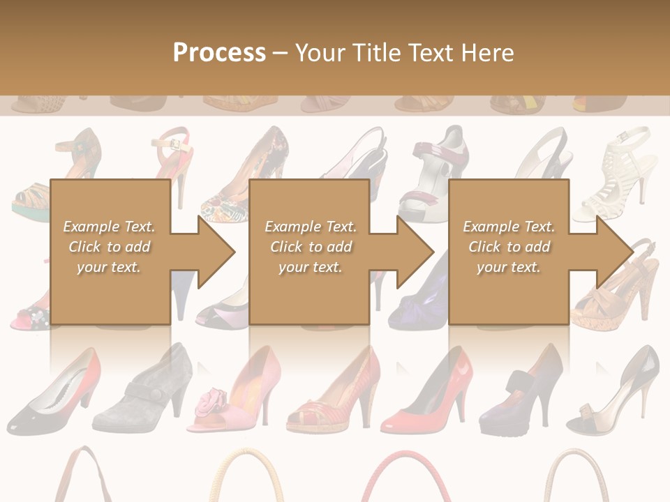 Ladies Shoes And Bags PowerPoint Template