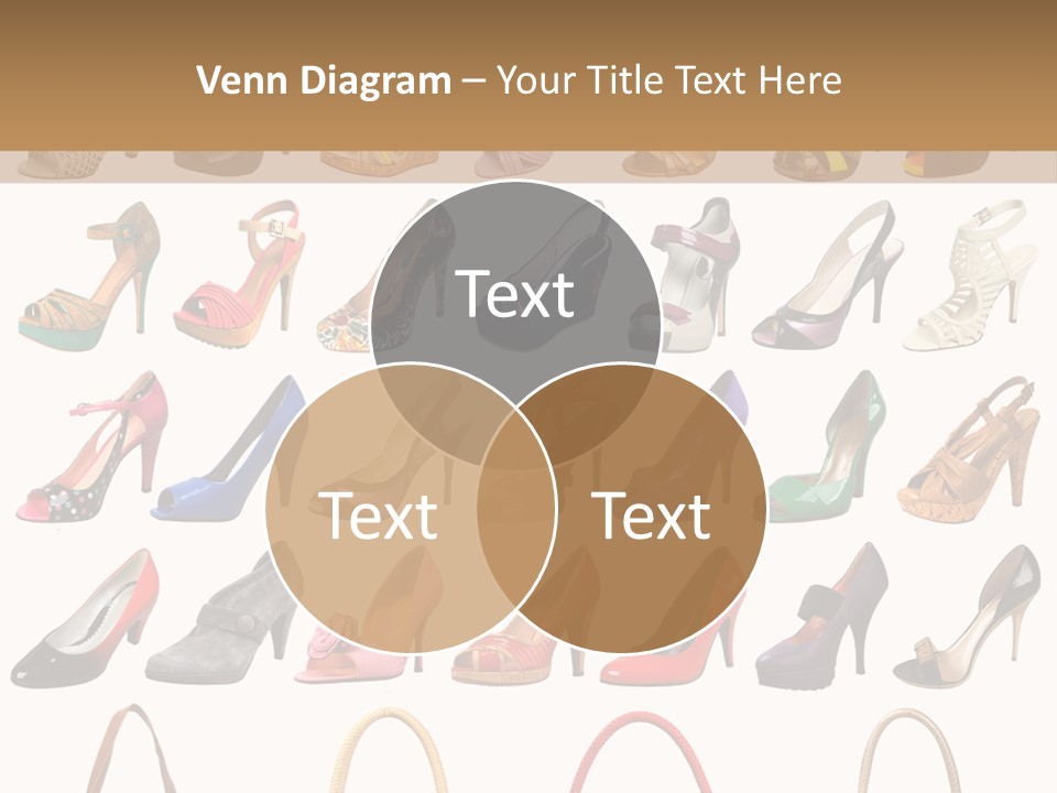 Ladies Shoes And Bags PowerPoint Template