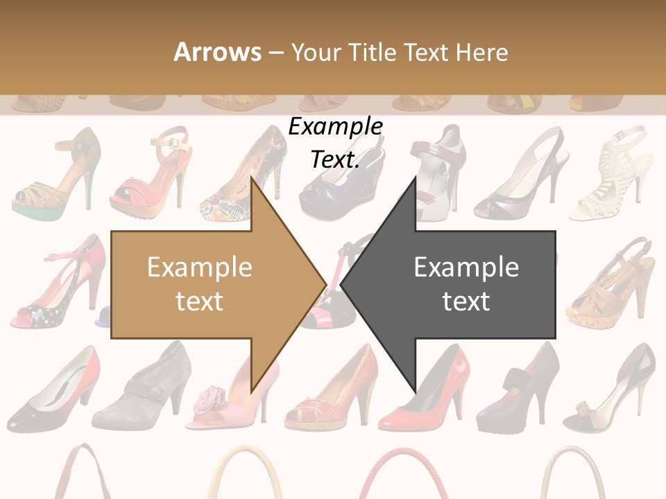 Ladies Shoes And Bags PowerPoint Template