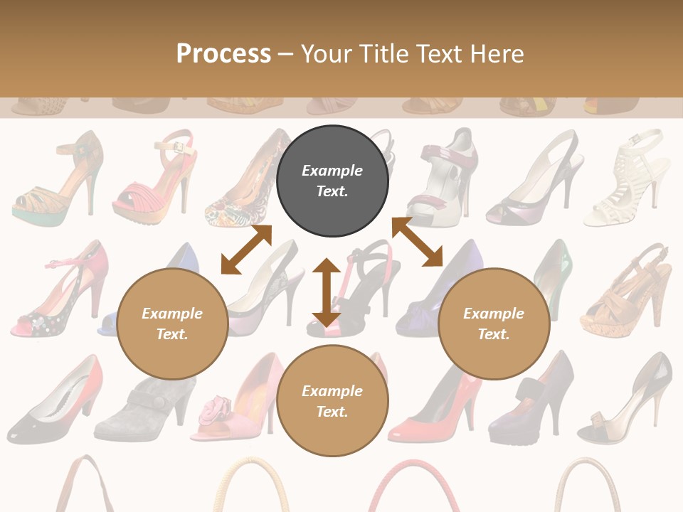 Ladies Shoes And Bags PowerPoint Template