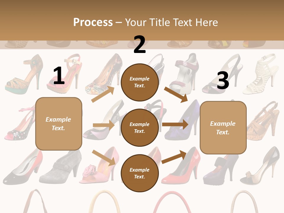 Ladies Shoes And Bags PowerPoint Template